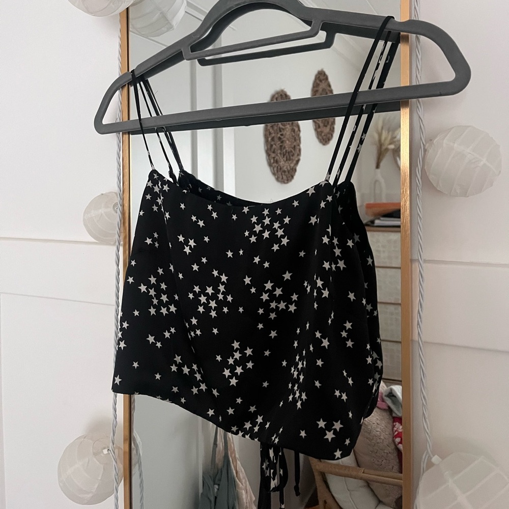 Silky Star Crop Top